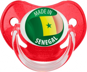 Hecho en SENEGAL Lentejuelas Rojas