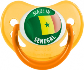 Hecho en SENEGAL Amarillo fosforescente