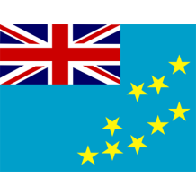 Bandera Oficial de Tuvalu, ideal para personalizar bodis y accesorios de bebé. Descúbrela en chupete-bebe.com.