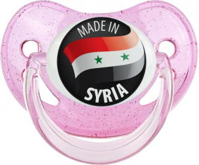 Hecho en SIRIA Rosa de lentejuelas