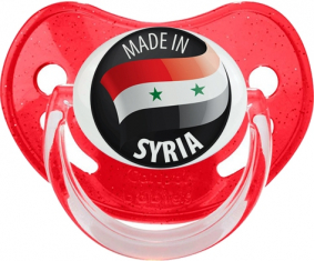 Hecho en SIRIA Lentejuelas Rojas
