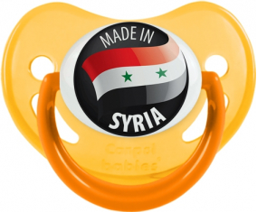Hecho en SIRIA Amarillo fosforescente