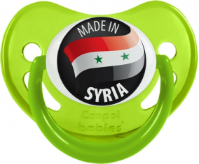 Hecho en SIRIA Verde fosforescente