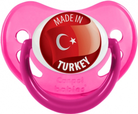 Hecho en TURQUÍA Rosa fosforescente