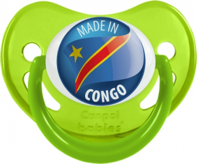 Hecho en CONGO Fosforescente Verde