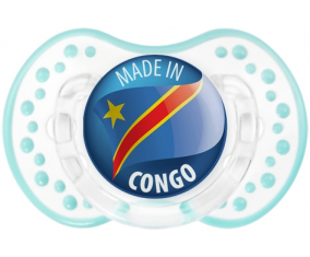 Hecho en congo retro-blanco-laguna clásico