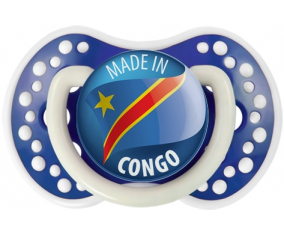 Fabricado en Congo Fosforescente Azul Marino