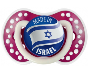 Fabricado en ISRAEL Fuchsia fosforescente