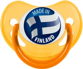 Hecho en FINLANDIA Amarillo fosforescente