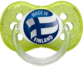 Hecho en FINLANDIA Verde lentejuelas