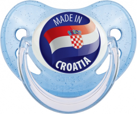 Hecho en CROACIA Lentejuelas azules