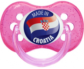 Hecho en CROACIA Glitter Rose