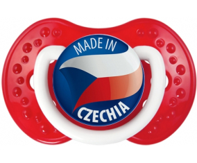 Fabricado en CHECOIA Classic blanco-rojo