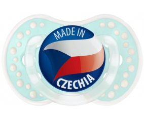 Hecho en CHECOIA Retro-turquesa-laguna clásica