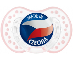 Hecho en CHECOIA Retro-blanco-rosa-tierno clásico