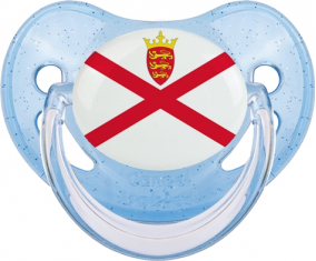 Flag Island en Jersey Piruleta Fisiológica Azul con Lentejuelas