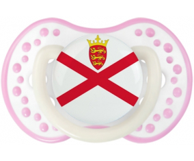 Flag Island en Jersey lovi dynamic fosforescente blanco-rosa