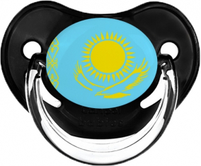 Bandera clásica de suceto fisiológico negro de Kazajistán