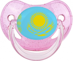 Bandera del Dragón de Kazajistán Rosa fisiológicamente brillante