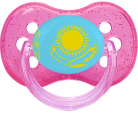 Bandera de Kazajistán Cereza Lollipop Rosa lentejuelas