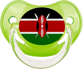 Bandera de Kenia Clásica Piruleta Fisiológica Verde