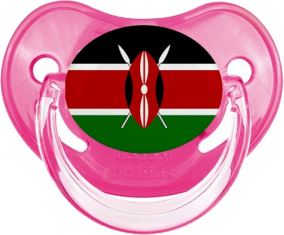 Bandera de Kenia Piruleta Fisiológica Rosa Clásica