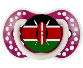 Bandera de Kenia lovi dynamic Fucsia Fosforescente