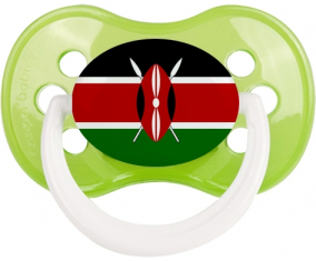 Bandera anatómica verde anatómica de Kenia