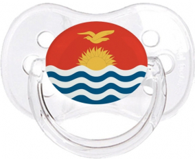 Kiribati Bandera Tetine Cherry Classic Transparente