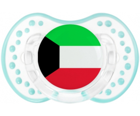 Bandera de Sucete de Kuwait lovi dynamic clásico retro-laguna blanca