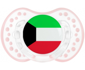 Bandera de Kuwait Sucete lovi dynamic clásico retro-blanco-rosa-tierno