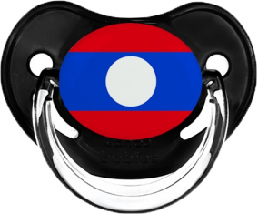 Bandera Laos Clásico Negro Piruleta Fisiológica