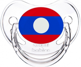 Bandera Laos Clásico Transparente Piruleta Fisiológica