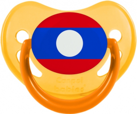 Bandera del Dragón De Laosforescente Amarillo