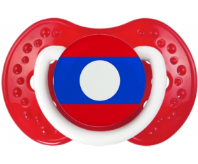 Bandera Laos Lollipop lovi dynamic Clásico Blanco-Rojo