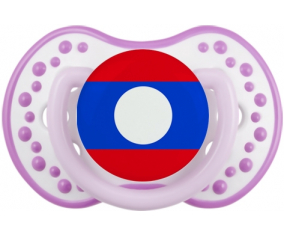 Bandera Laos Lollipop lovi dynamic Clásico White-Mauve