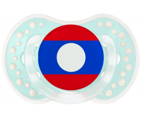 Bandera Laos Lollipop lovi dynamic clásico retro-turquesa-laguna