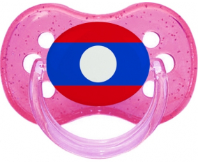 Laos Cherry Cherry Glitter Bandera