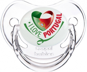 Me encanta Portugal Design 2 Clásica Piruleta Fisiológica Transparente