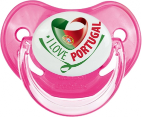 Me encanta Portugal Design 2 Classic Pink Physiological Lollipop