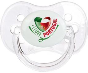 I Love Portugal design 2 Classic Transparent Cherry Tetine