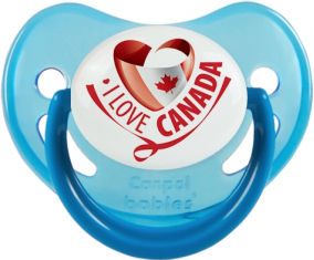 Me encanta Canadá Diseño 2 Jugo Fisiológico Azul Fosforescente