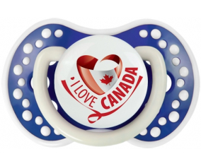 I Love Canada diseño 2 Tetine lovi dynamic fosforescente azul marino