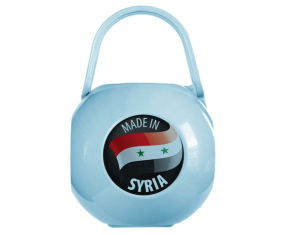 Azul hecho en siria caja de pezón