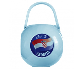 Azul hecho en CROACIA caja piruleta