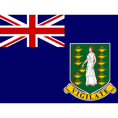 Bandera Oficial de las Islas Vírgenes, ideal para personalizar artículos de bebé y hacerlos únicos en chupete-bebe.com.