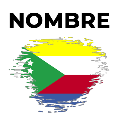 Cepillo efecto bandera Comoras, ideal para el cuidado del bebé. Descubre más en chupete-bebe.com.