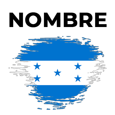 Cepillo de limpieza para bebé Honduras, con diseño de bandera. Ideal para el cuidado diario. Disponible en chupete-bebe.com.