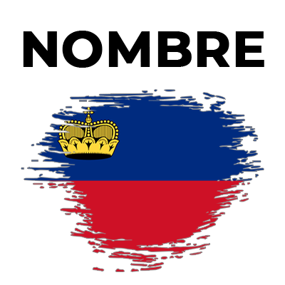 Pincel efecto bandera de Liechtenstein, ideal para personalizar artículos de bebé y añadir un toque único. Disponible en chupete