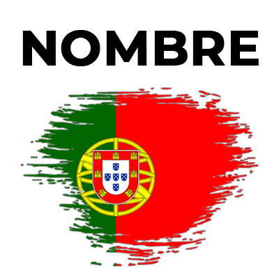 Bandera del efecto cepillo de Portugal, un diseño colorido ideal para los artículos de bebé en chupete-bebe.com.